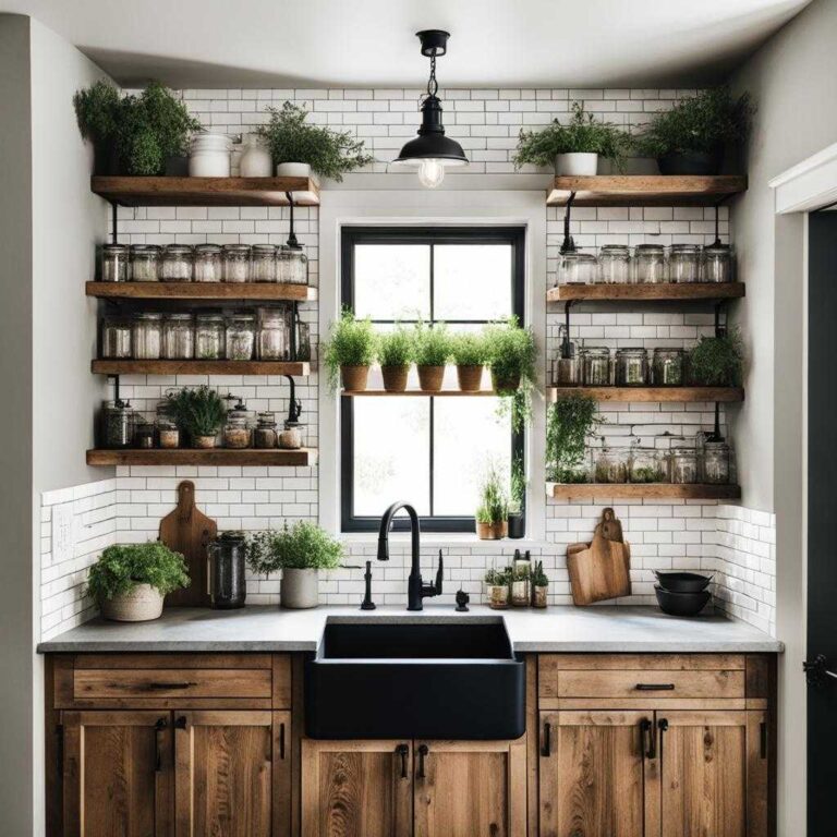 Aesthetic Moody Farmhouse Kitchen Ideas