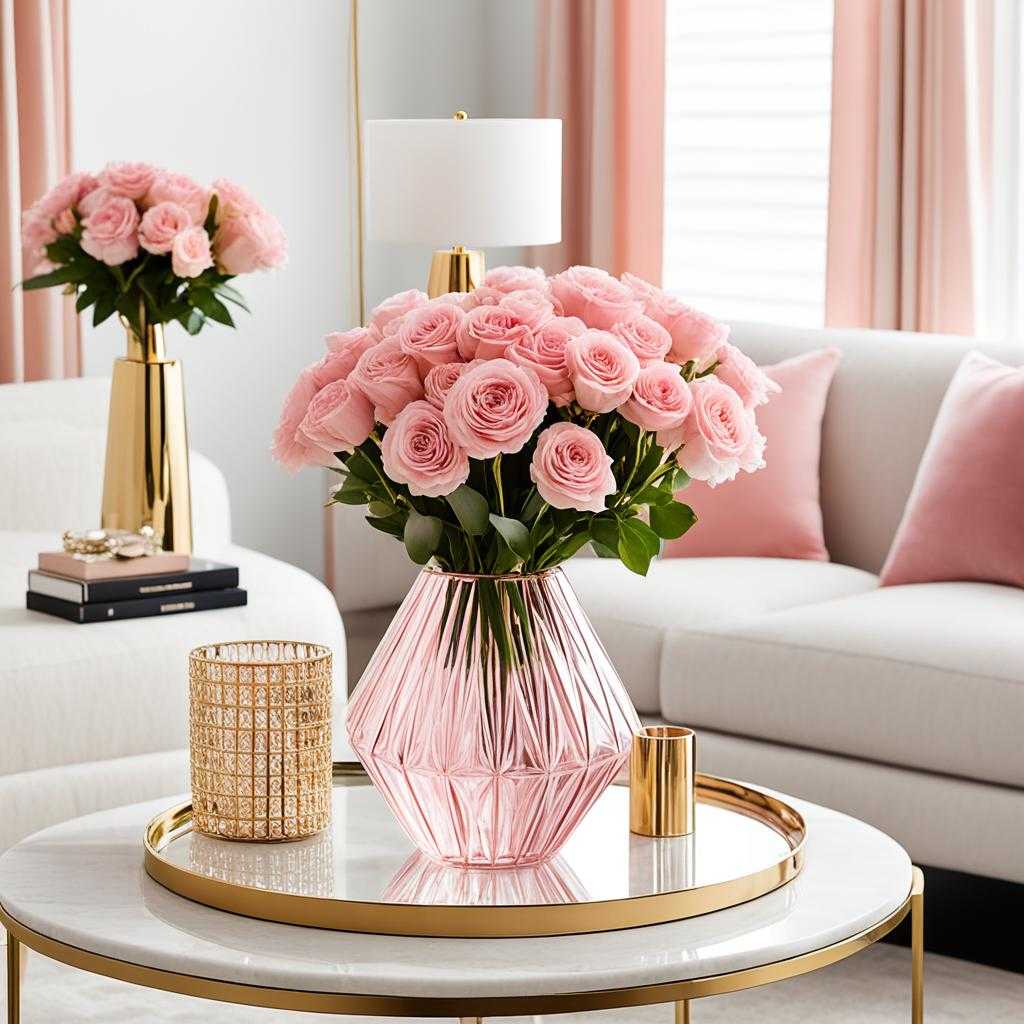 Stylish pink room accessory