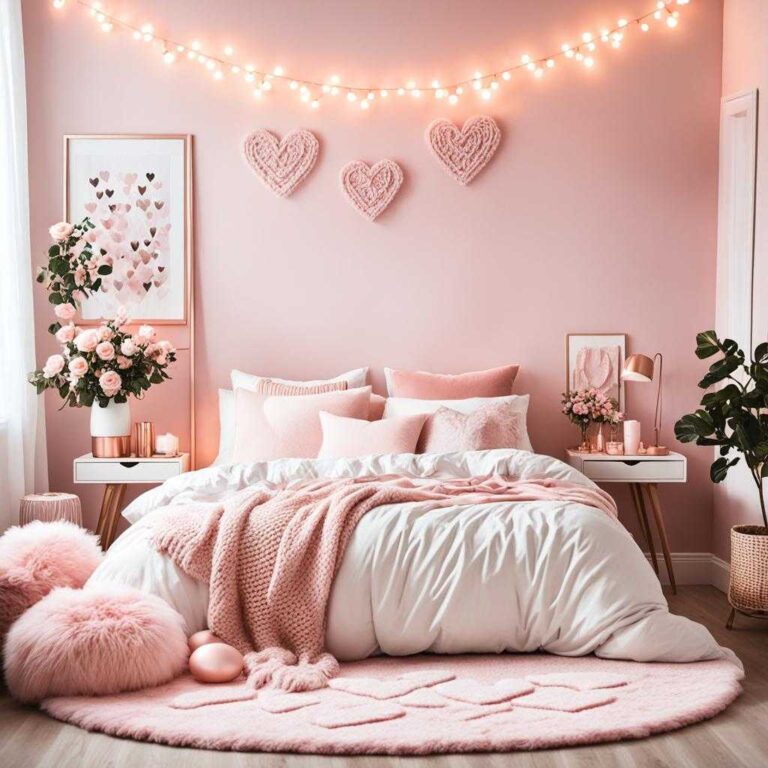 pink room aesthetic decor