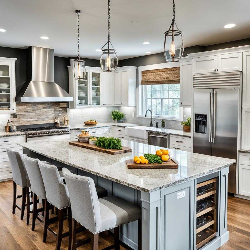 large kitchen islands