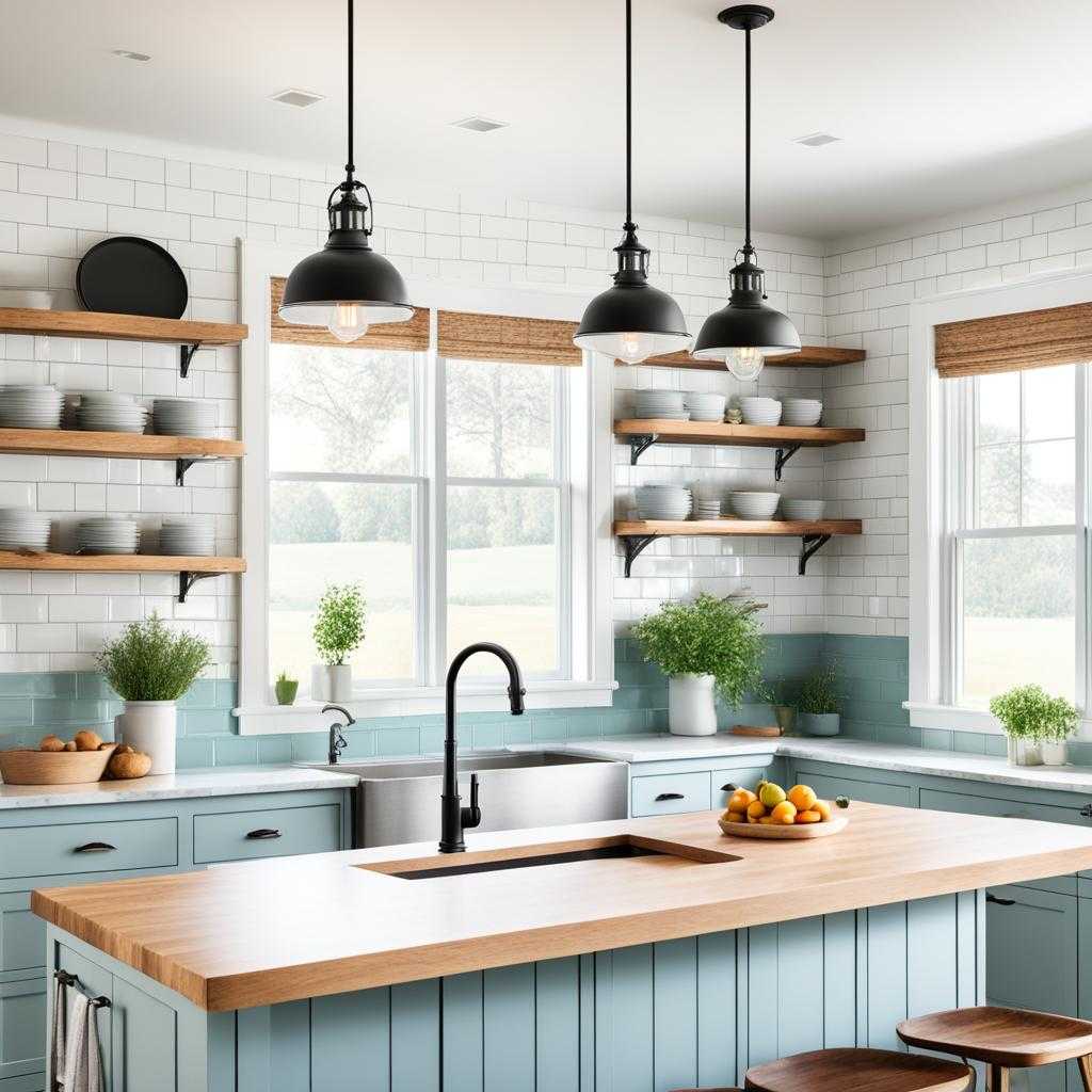 modern farmhouse kitchen