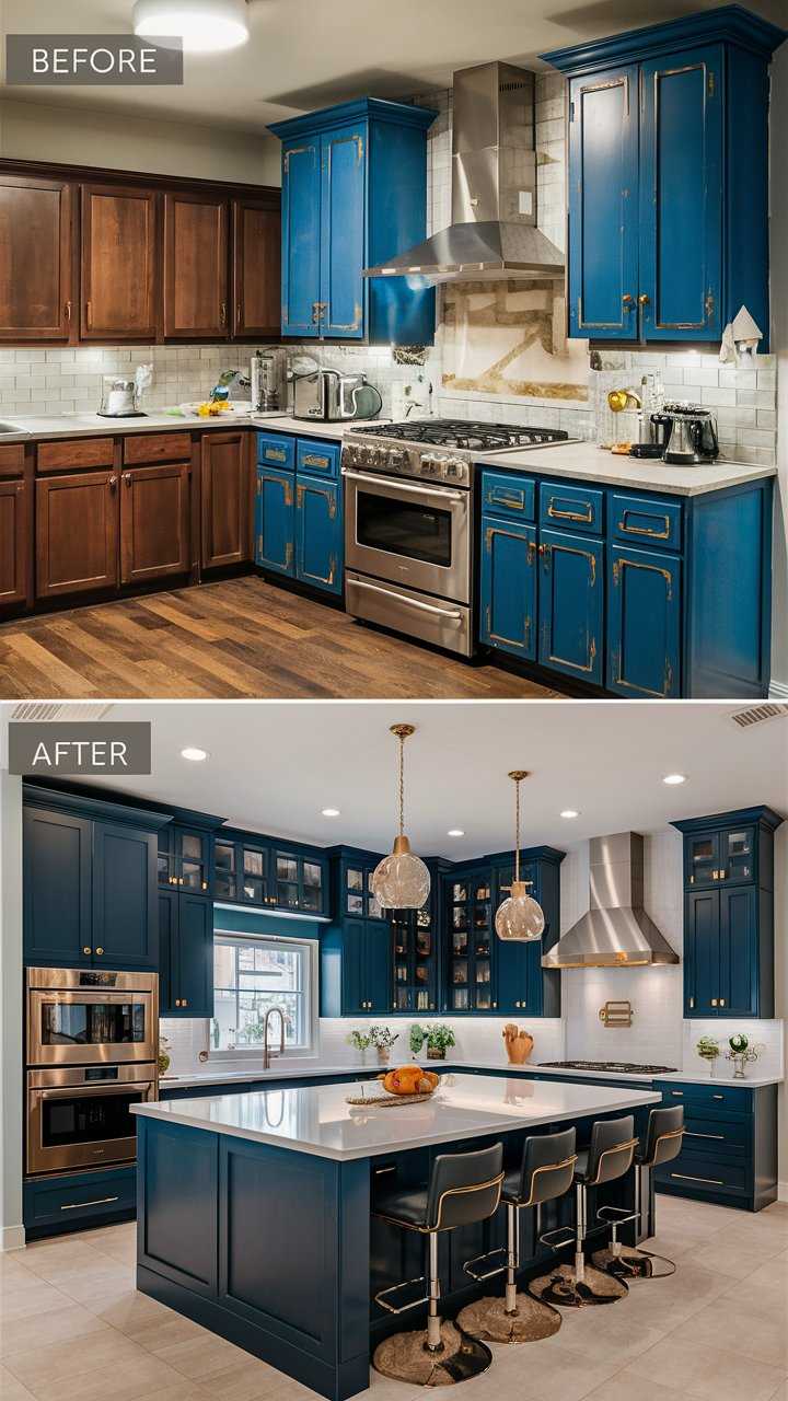 kitchen ideas painted cabinets