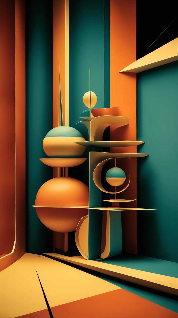 mid century modern artwork