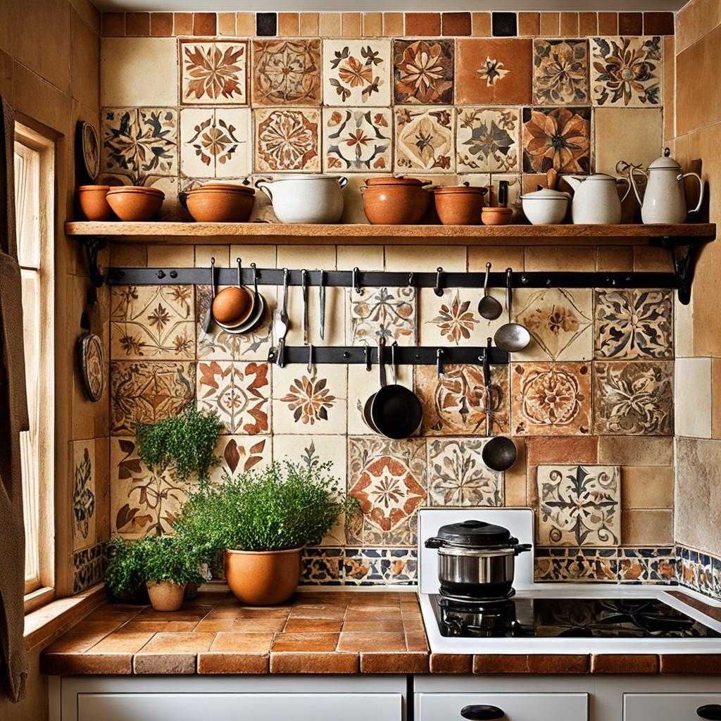 aged tile patterns