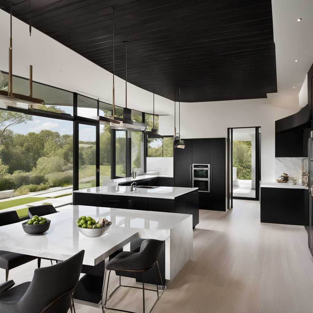 black cabinets kitchen design