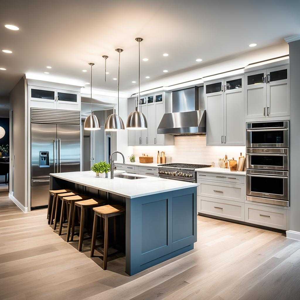 cohesive kitchen lighting