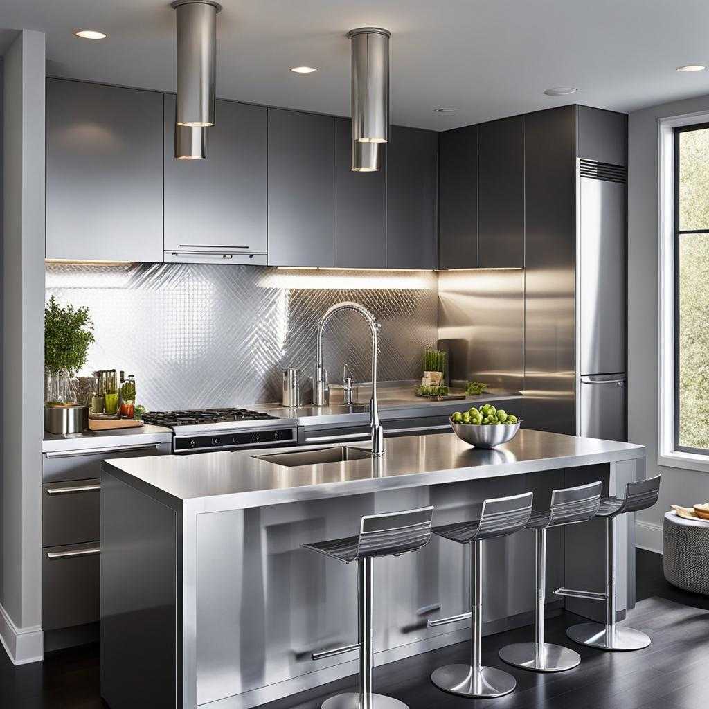 compact gray kitchens