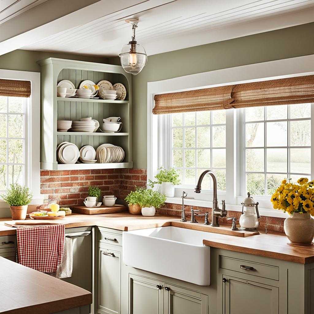 cottage-inspired kitchens