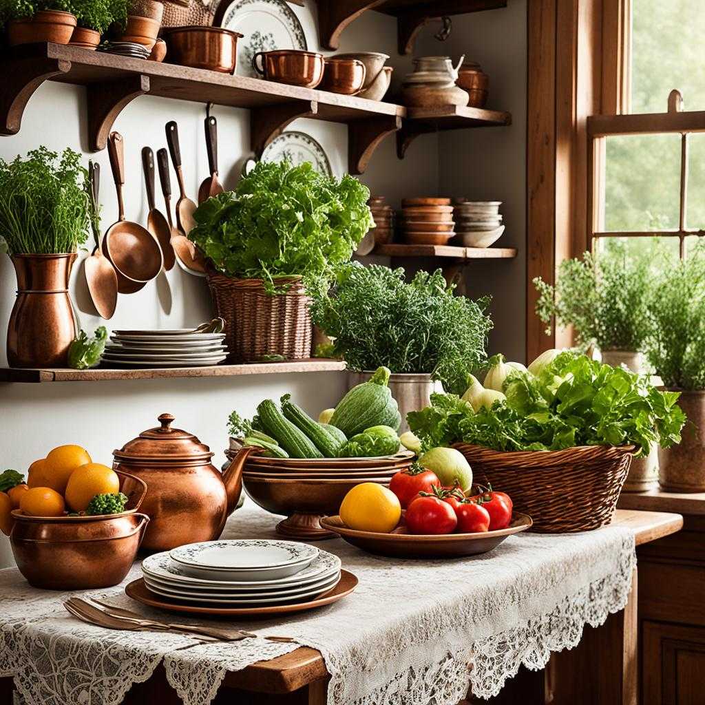 family heirlooms in kitchen