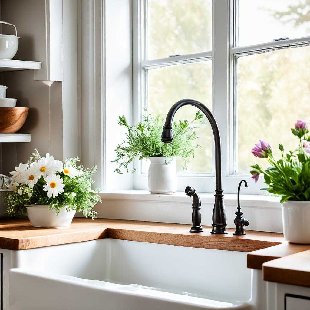 farmhouse sink