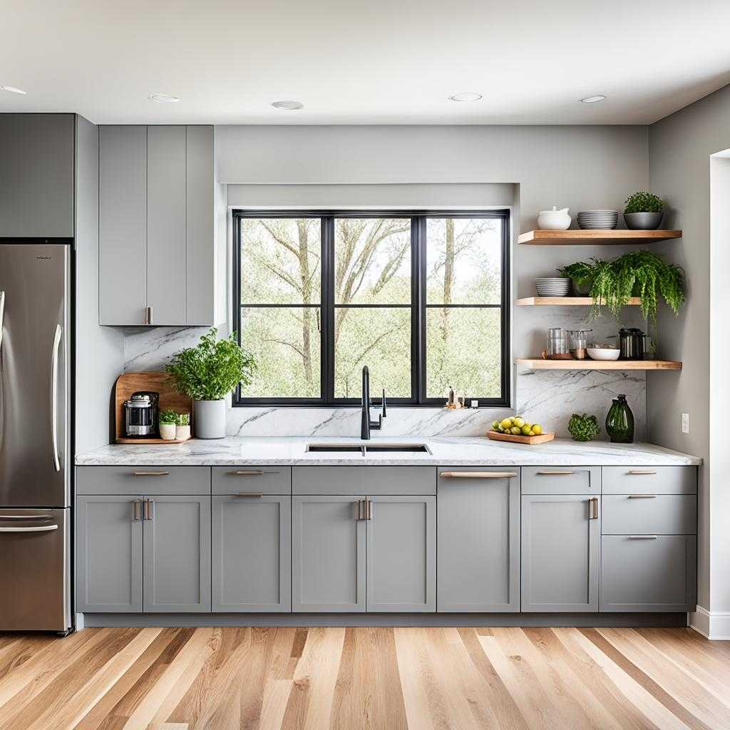 gray kitchen designs