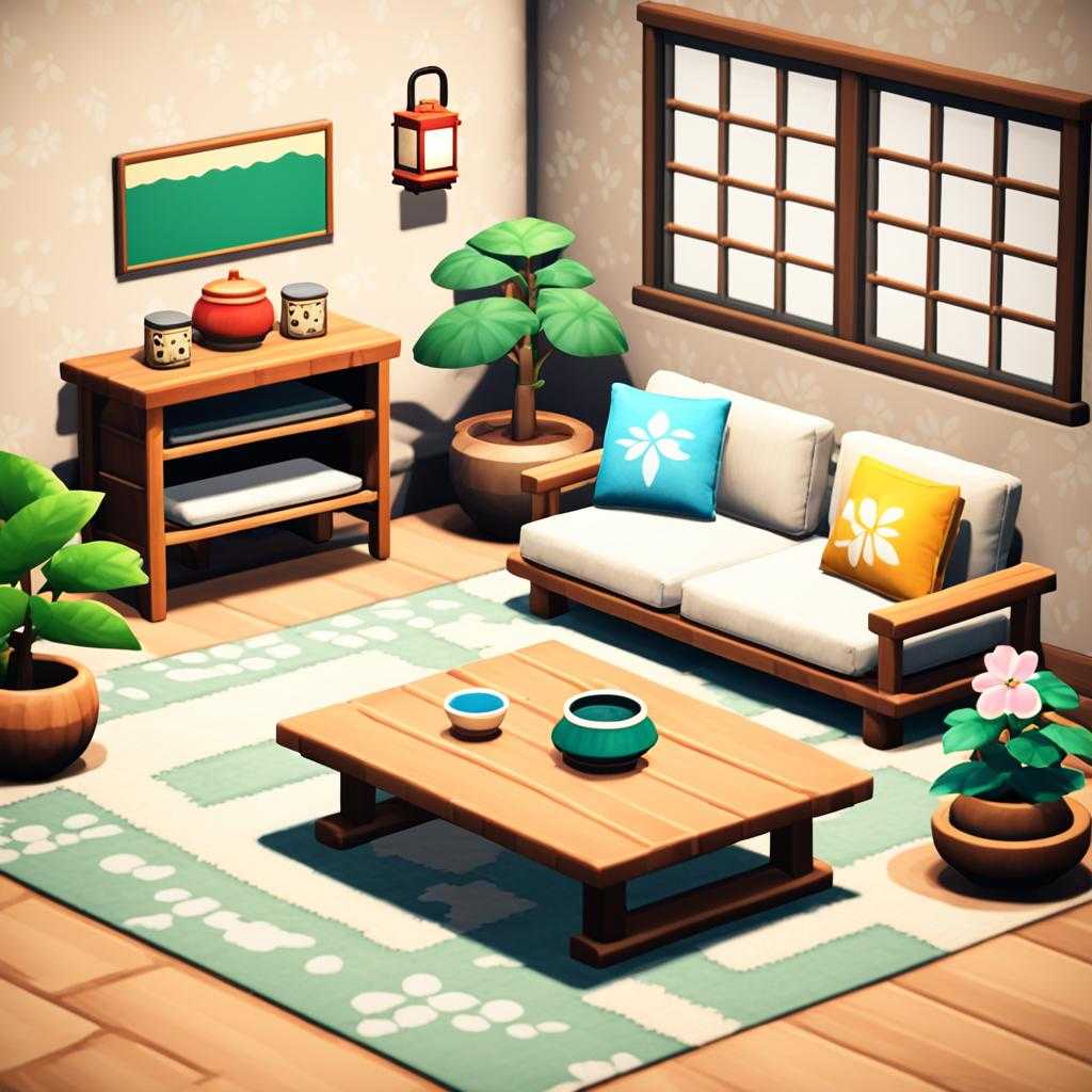 japanese living room animal crossing