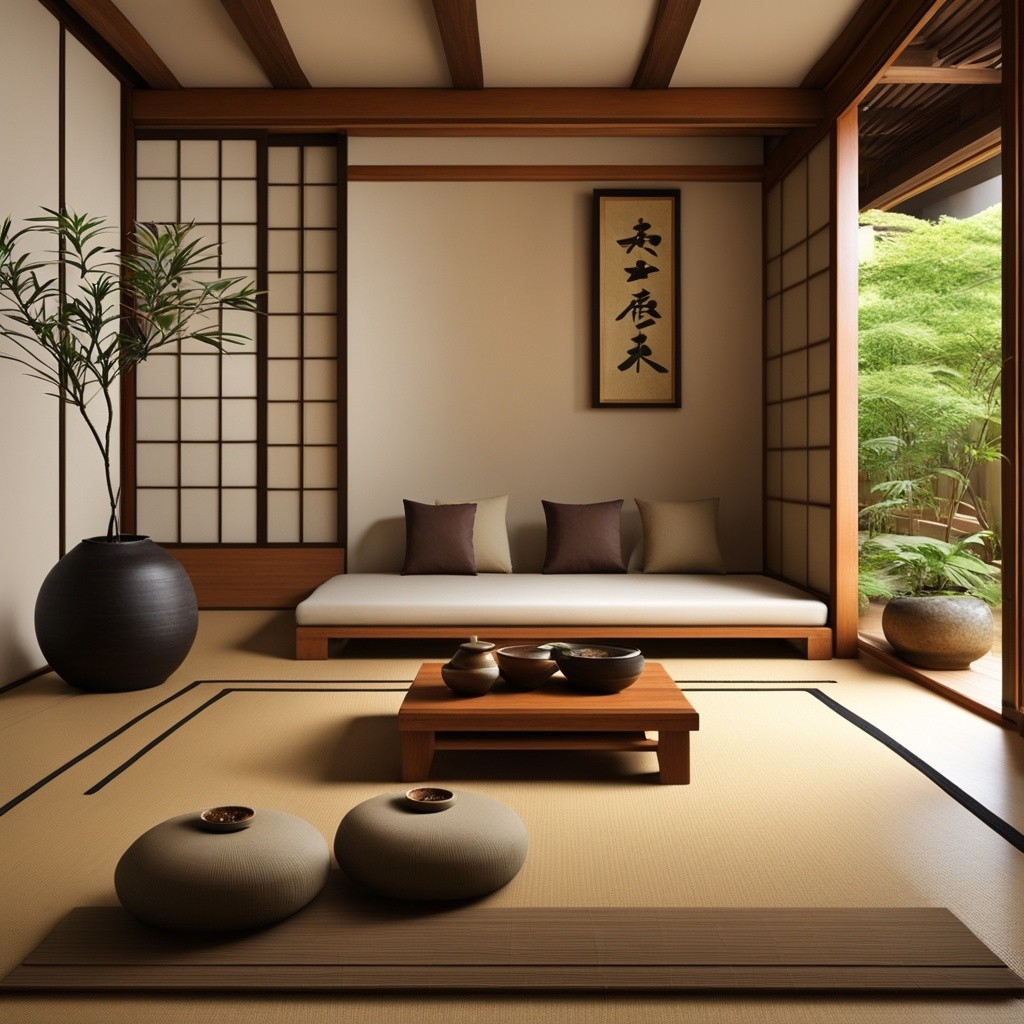 japanese living room decoration