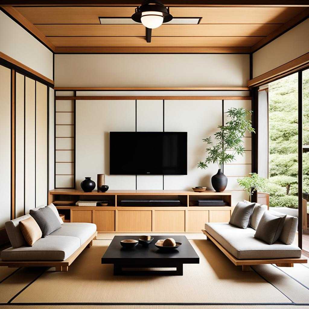 japanese living room modern