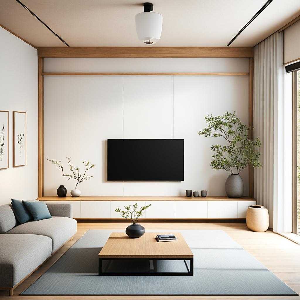 japanese living room tv