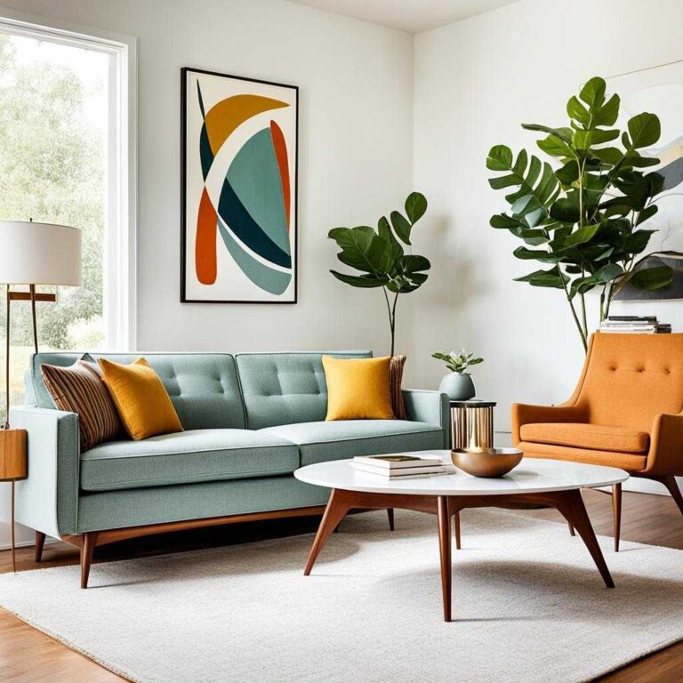 mid century modern couch