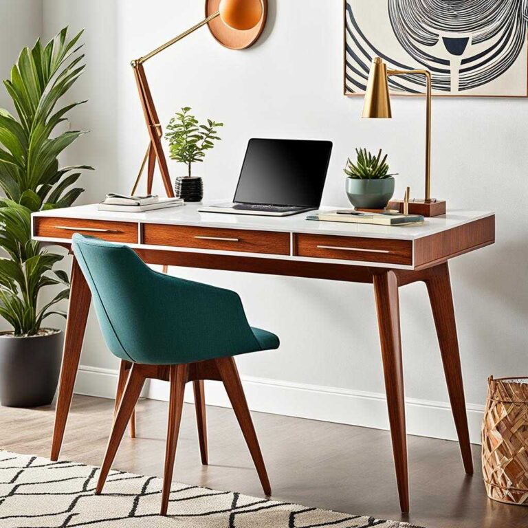 mid century modern desk