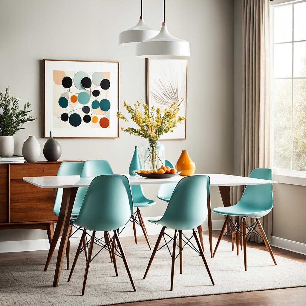 mid-century modern dining chairs