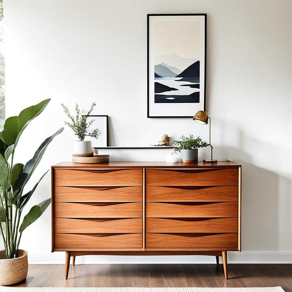 mid century modern dresser