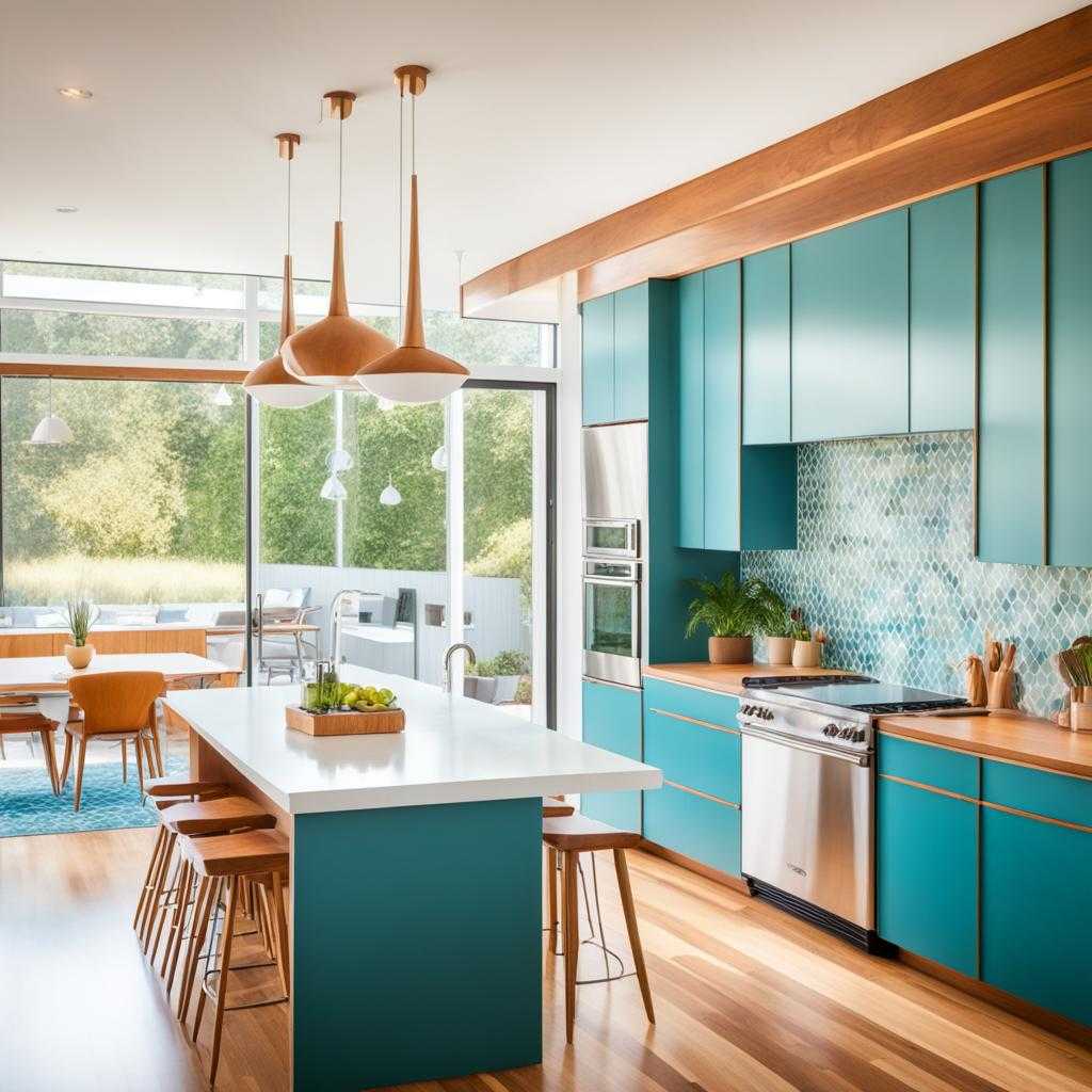 mid century modern kitchen