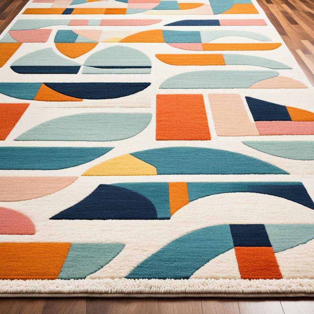 mid century modern rug