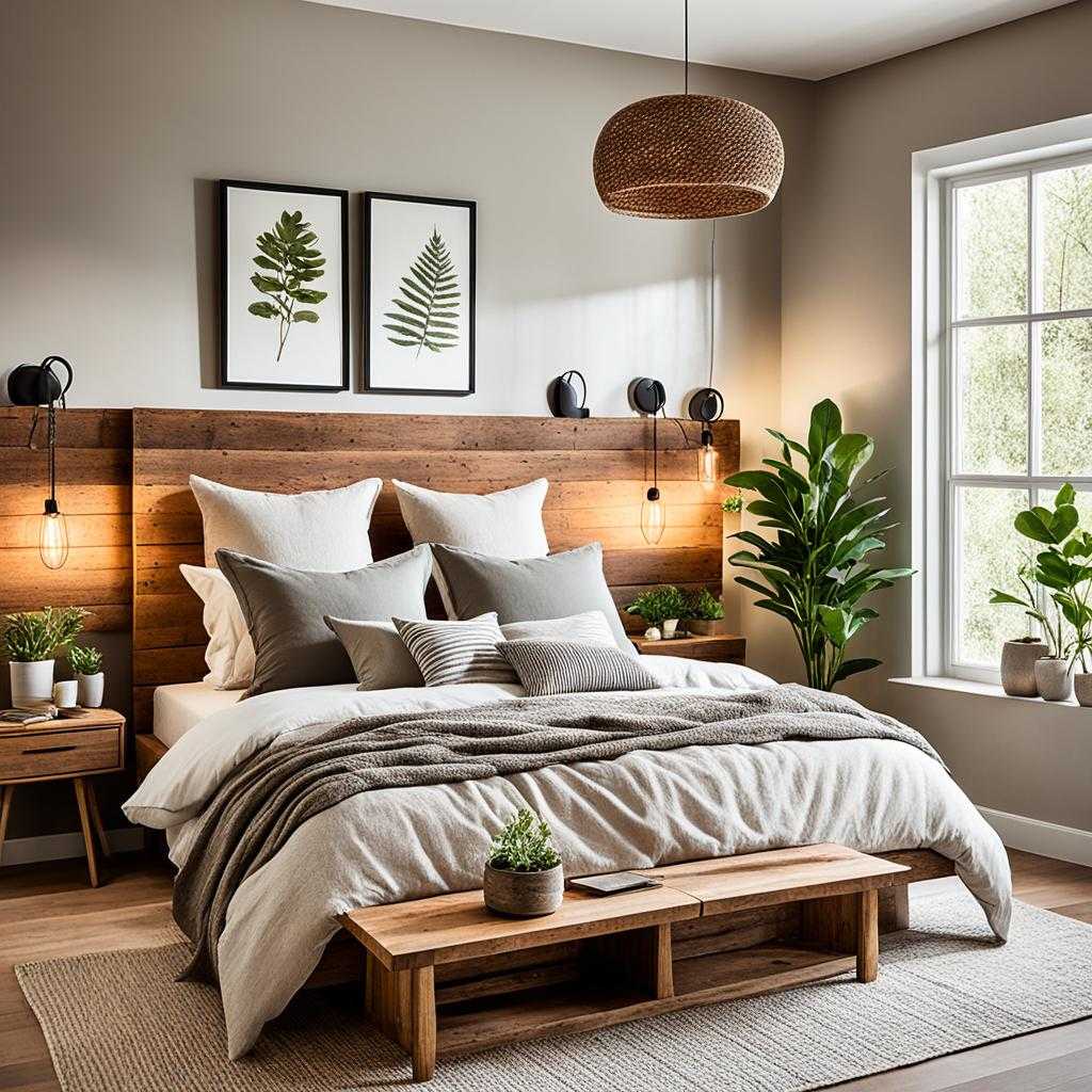 natural bedroom decor