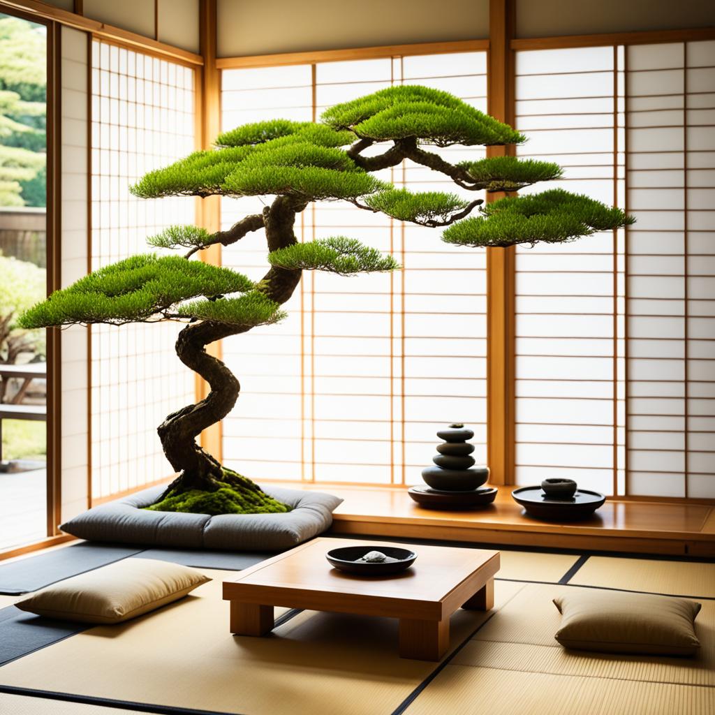 natural elements in Japanese decoration