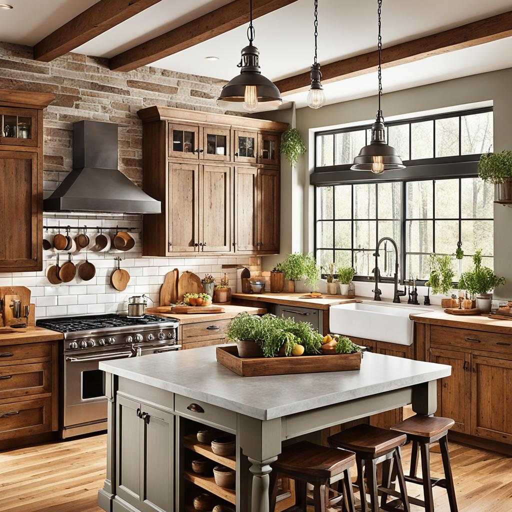 rustic kitchen design