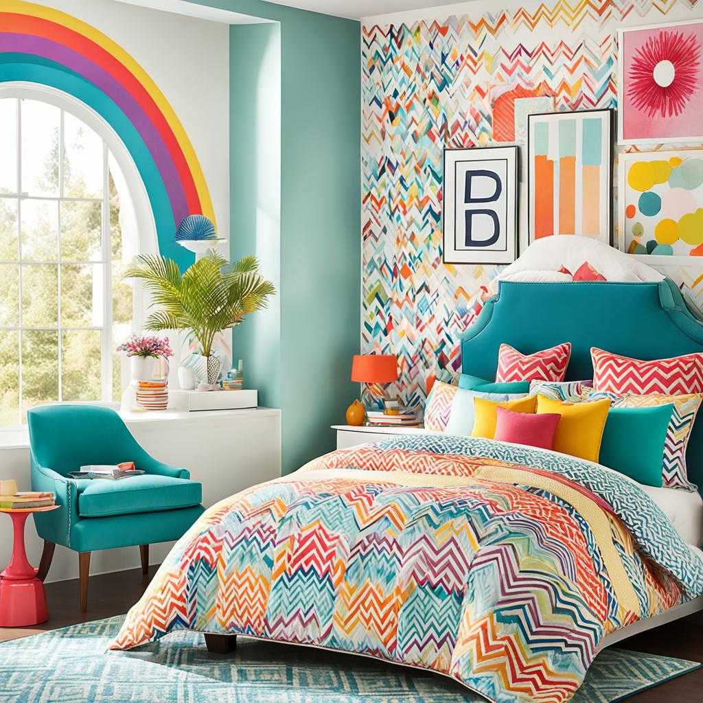 vibrant bedroom designs